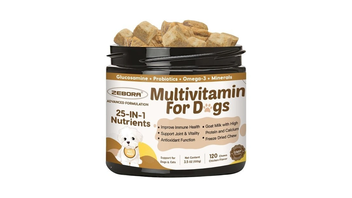 Zebora Dog Multivitamin - Vitamins And Supplements - 120 Freeze-dried