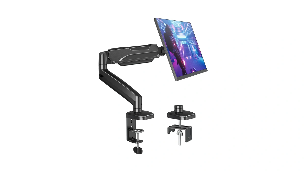 Mountup Single Monitor Desk Mount Holds Screen Up To 32