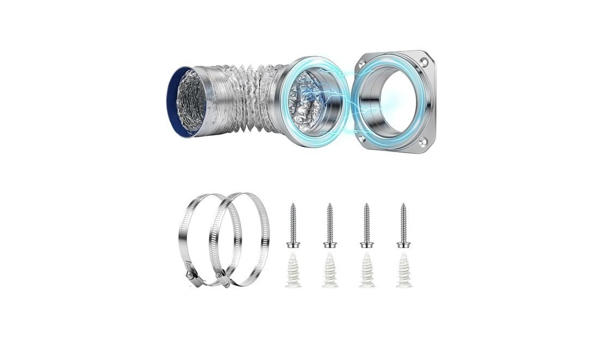 Magnetic Dryer Vent Connector Kit Airtight Seal Dryer Vent Coupling