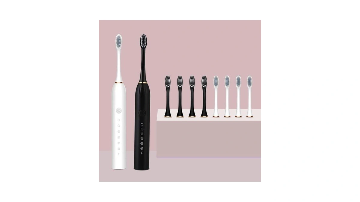 Hplrzxi Two Pack Electric Toothbrush Rechargeable Toothbrushes For Adults And