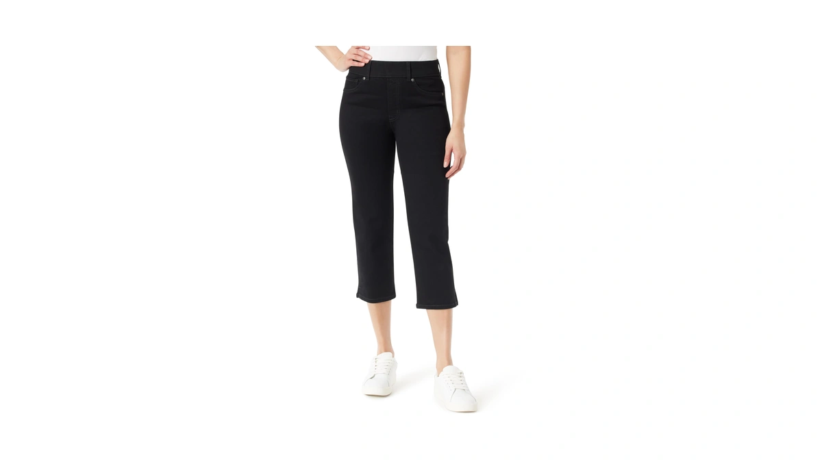 Gloria Vanderbilt Women's Shape Effect Pull On High Rise Straight