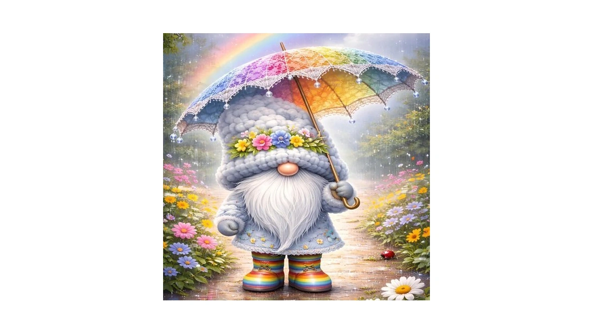 Hhmatits Gnome Diamond Art Kits For Adults