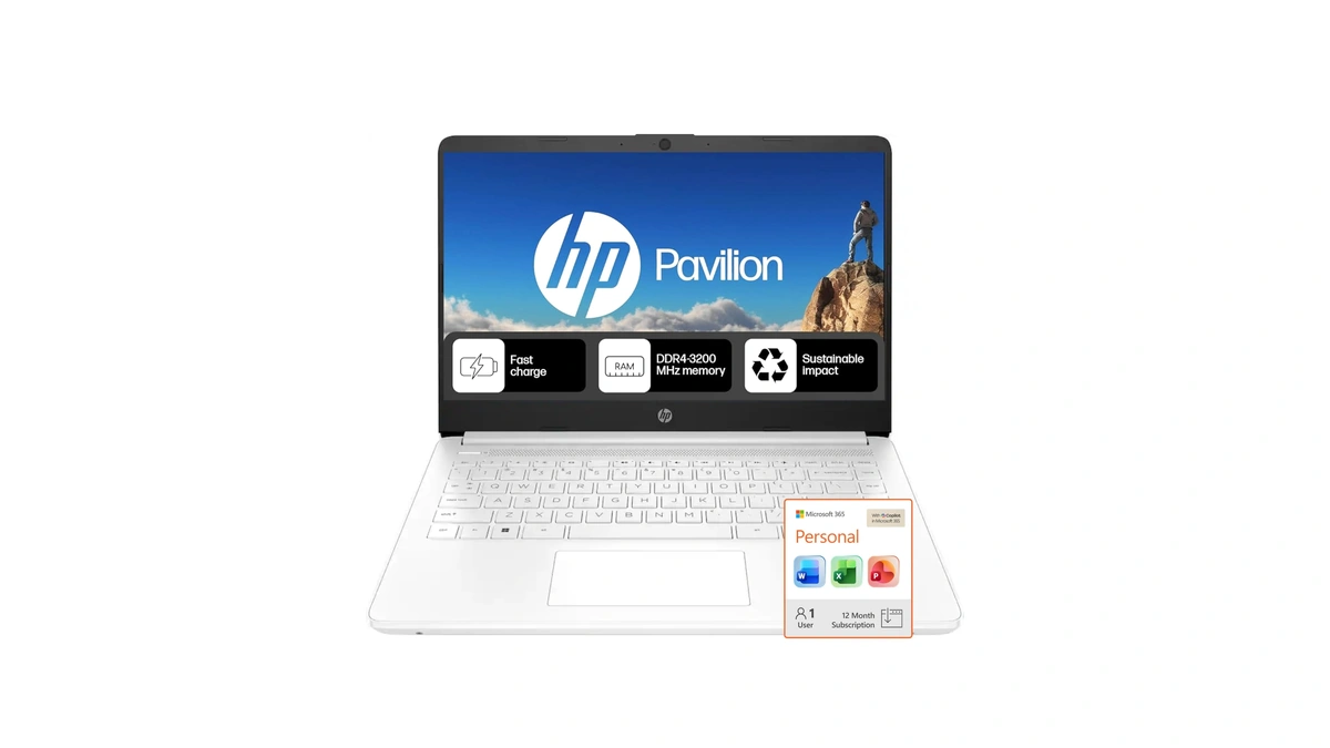 Hp Ultrabook Laptop, 4gb Ram, 128gb Ssd, Intel Processor, No