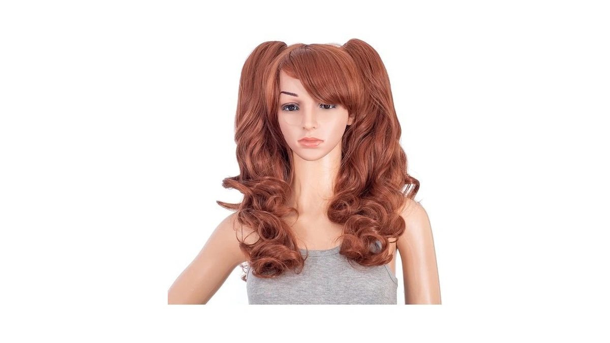 Swacc Long Curly Double Claw Clip On Ponytail Wig Synthetic