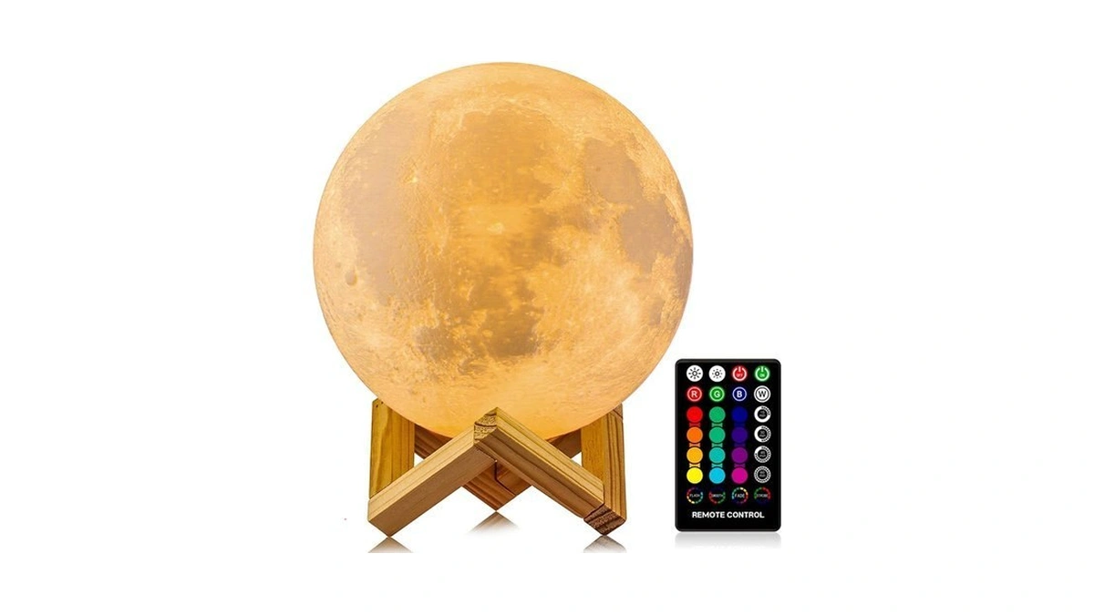 Moon Lamp, 16 Colors Led Night Light With Remote/touch, Timer/dimming