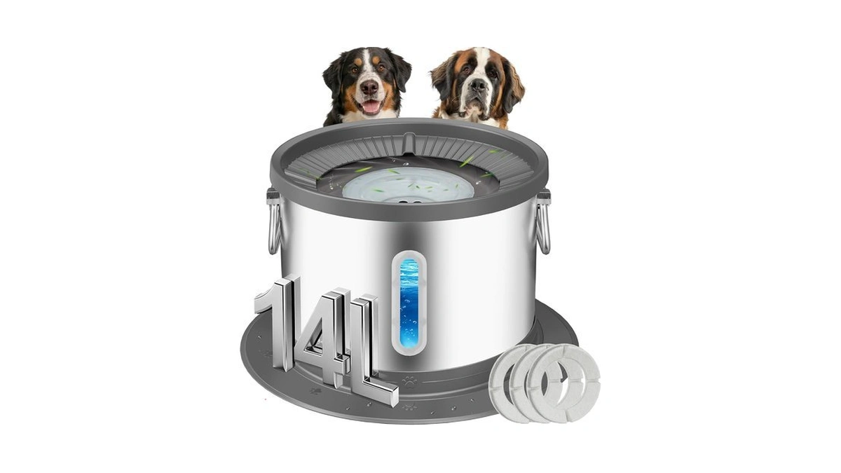 Upsky 14l No Spill Dog Water Bowl, Spill Proof Slow