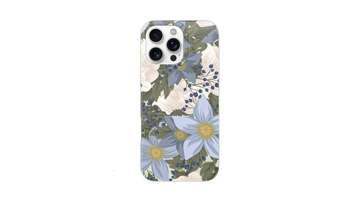 Lonli Hue - Sapphire Bloom Blue Flower Magnetic Phone Case