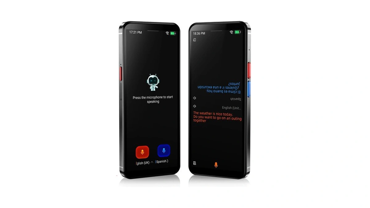 Language Translator Device, Upgraded 5.5" High-end Metal Frame Ai Translator