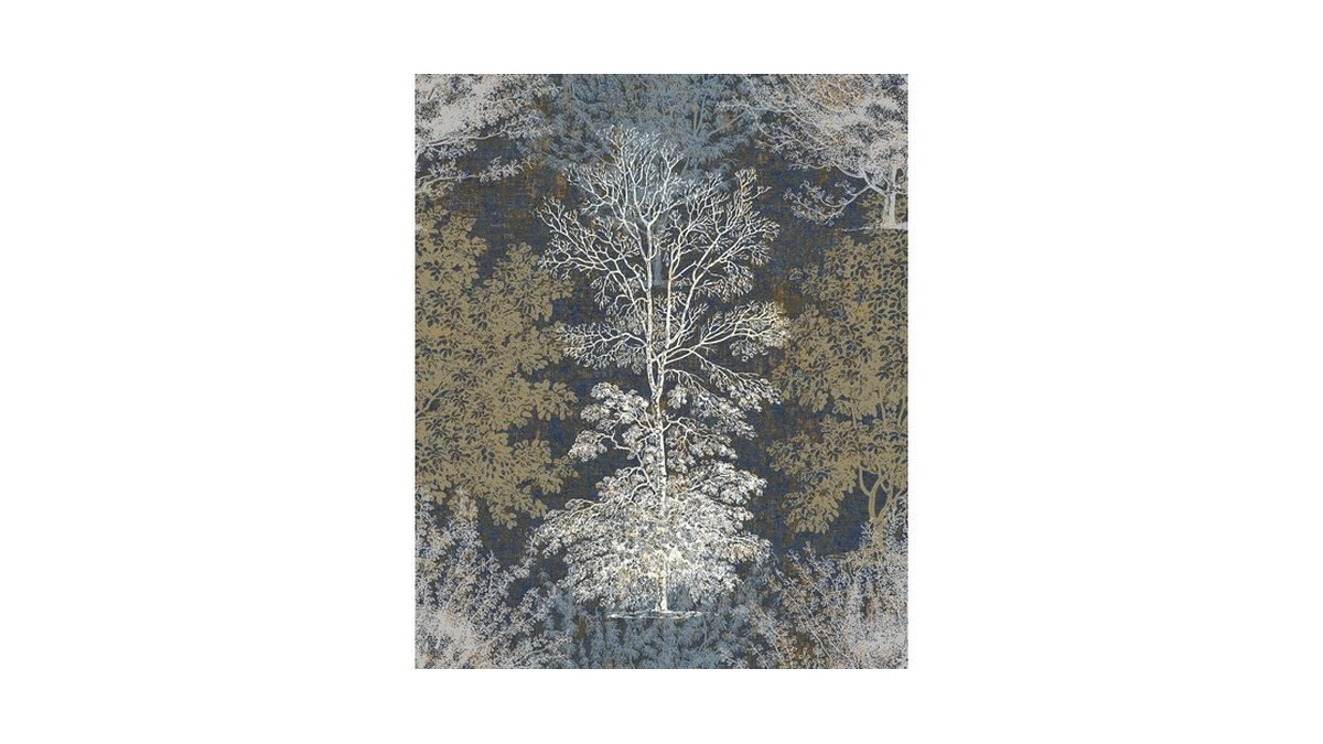 Arommo Vintage Forest Peel And Stick Wallpaper - Hand Drawn