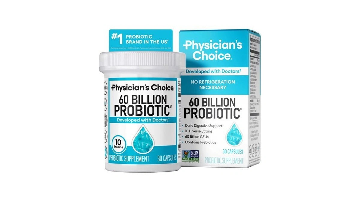 Physician's Choice Probiotics 60 Billion Cfu - 10 Strains +