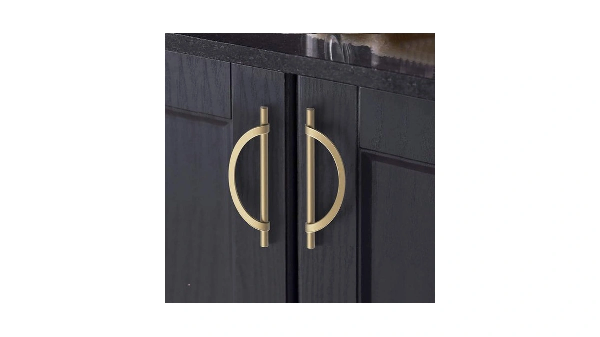 Filta 10 Pack 5 Inch(128mm) Hole Centers Brushed Gold Cabinet