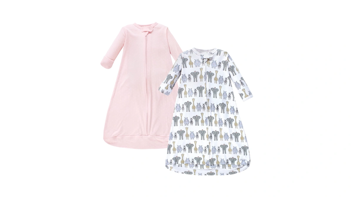 Hudson Baby Unisex Baby Cotton Long-sleeve Wearable Sleeping Bag, Sack,