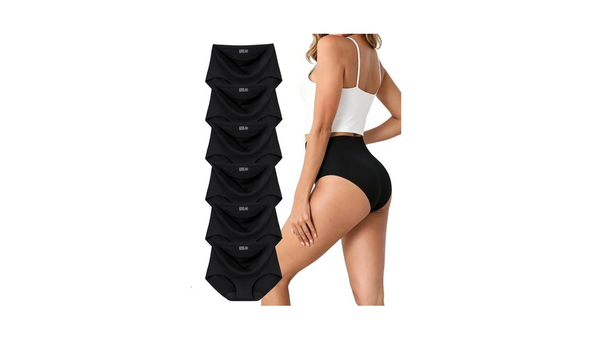 Mcowod Womens Underwear, Seamless Underwear For Women, Briefs High Waisted,