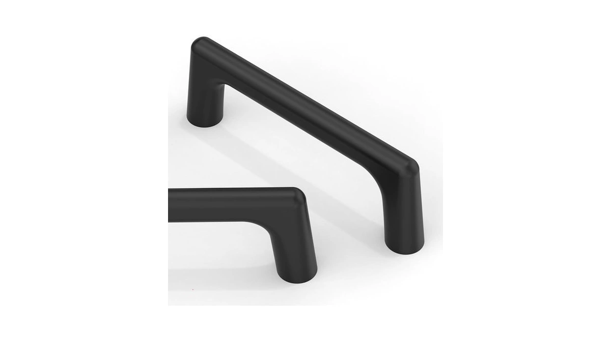 Asimerdeco 10 Pack Matte Black Cabinet Pulls 3 Inch(76mm) Kitchen