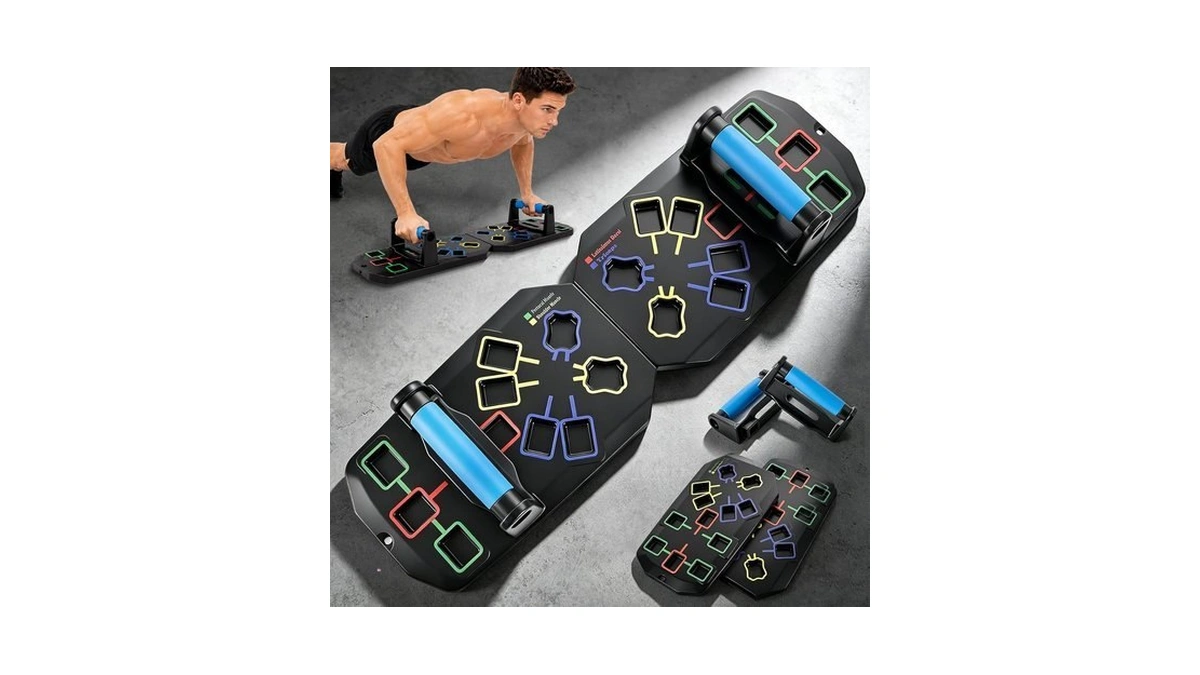 Atyans Push Up Board 20-in-1 Workout Equipment, Pushup Board With
