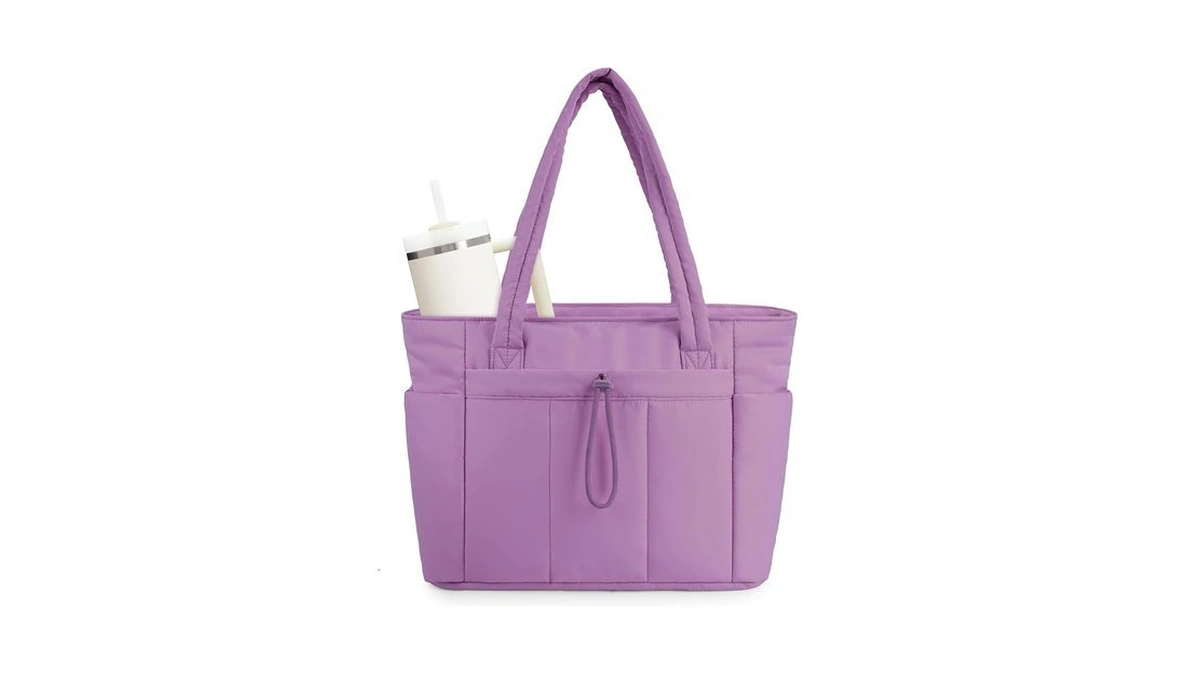 Wandering Nature Tote Bag For Women, Puffy Handbags For Work,