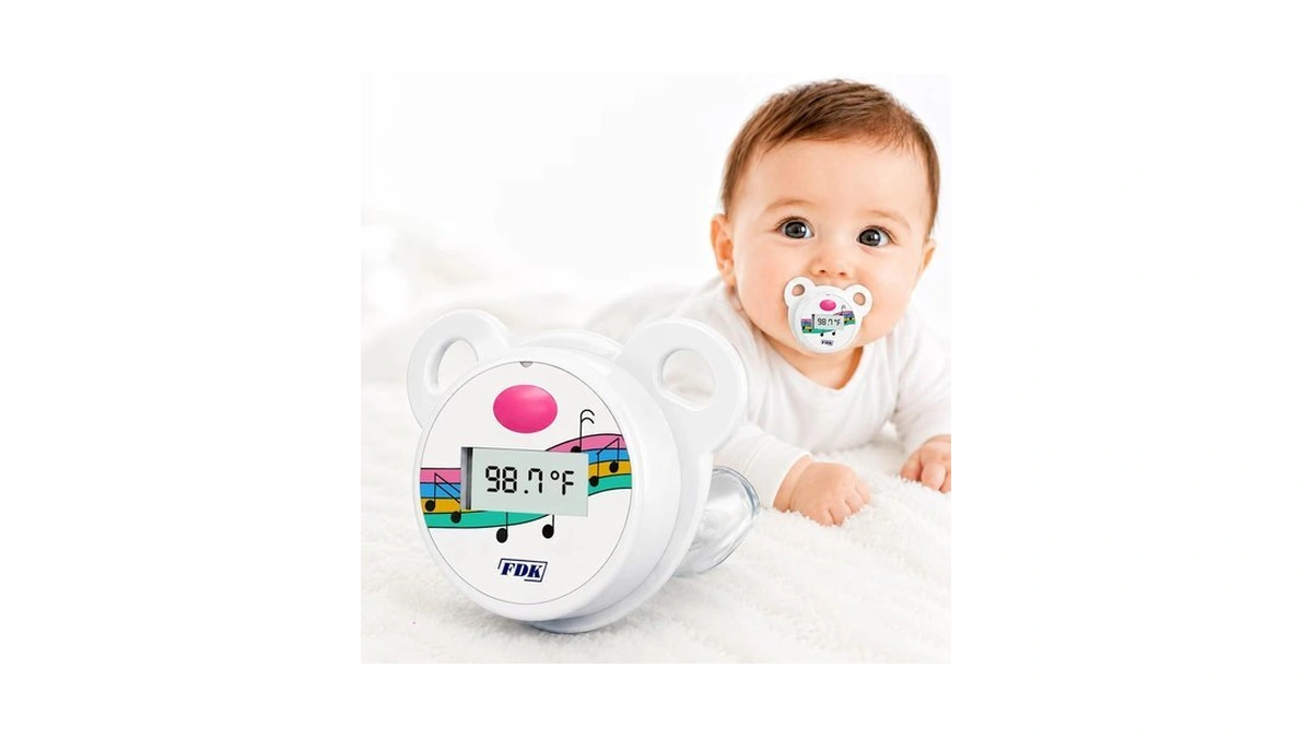Fdk Pacifier Thermometer For Baby, High Accuracy&storage Case Digital Baby