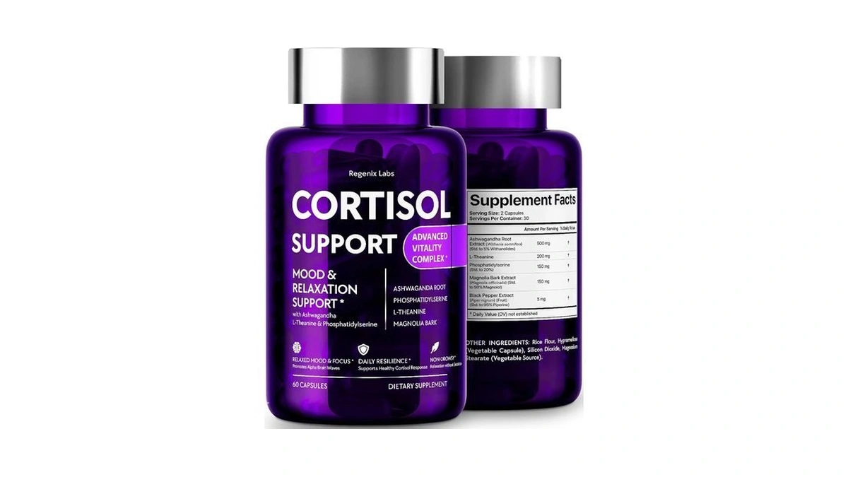 Regenix Labs Cortisol Supplements For Women And Men - Cortisol