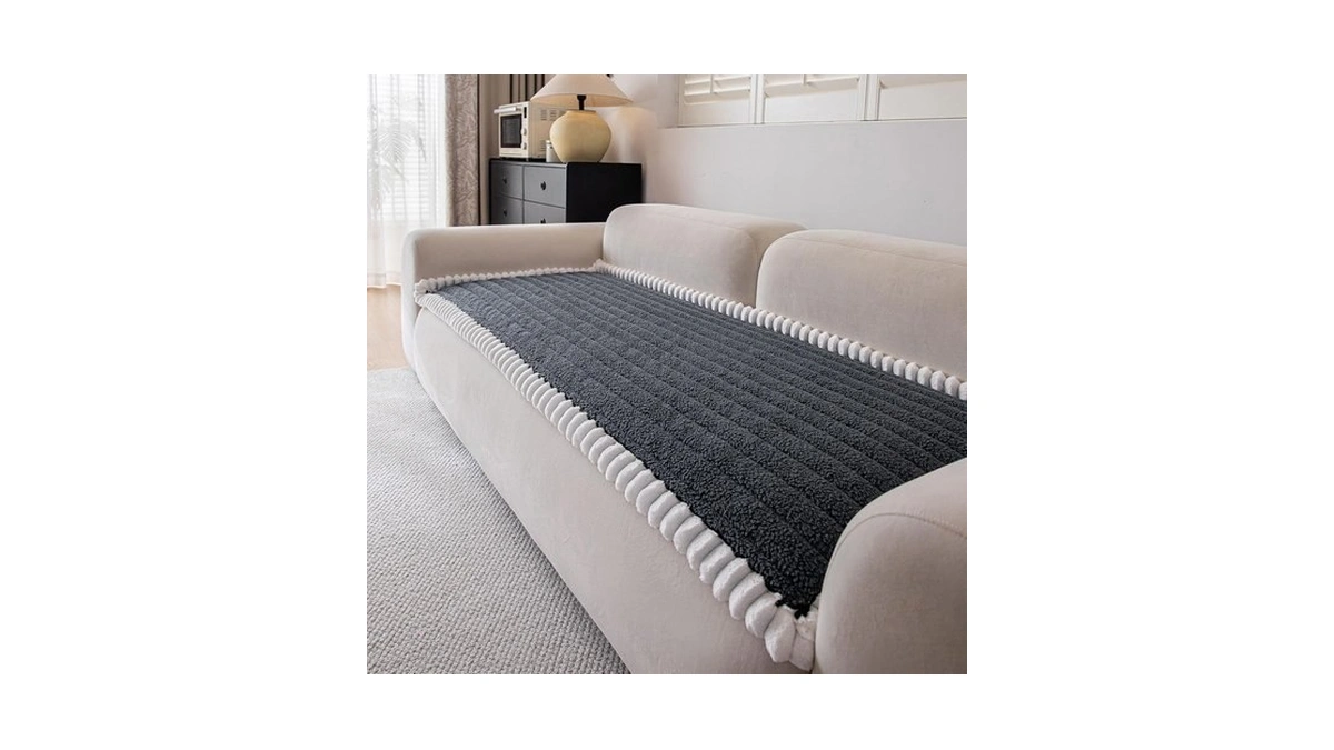 Pet Couch Covers For Sofa Non Slip Plush Cushion Protector,