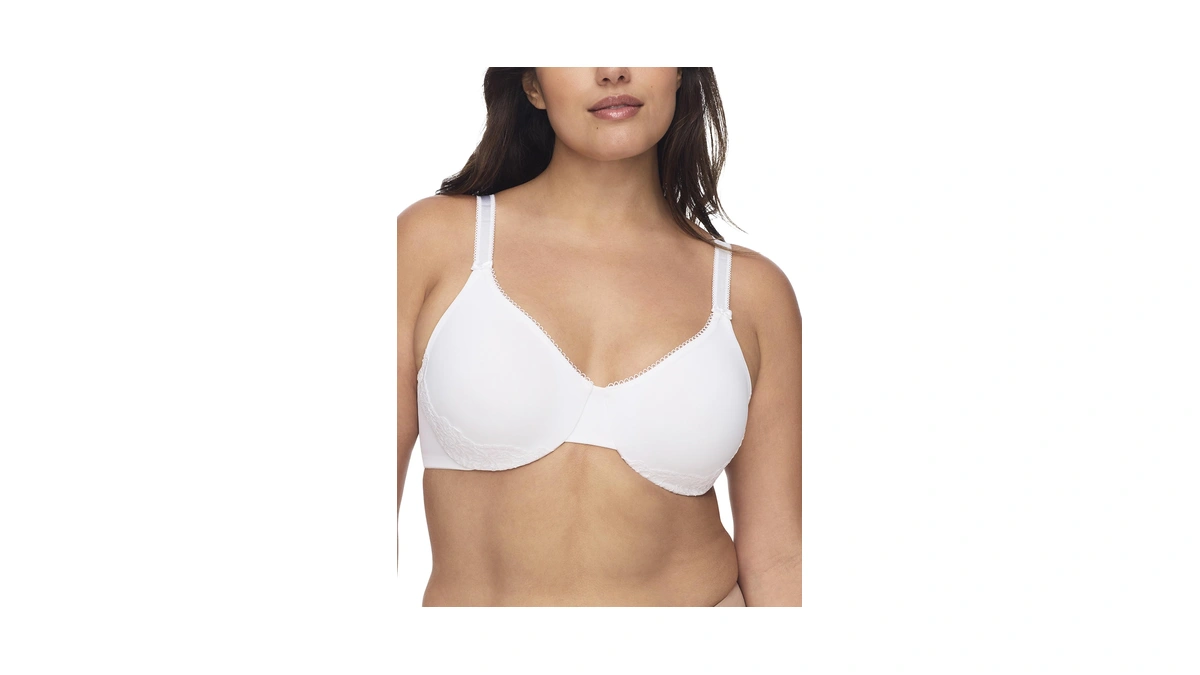 Olga Women's Luxury Lift Full-figure Full-coverage Bra Og35063, White, 38c