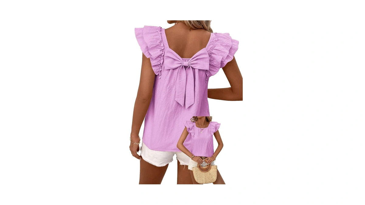 Falechay Plus Size Womens Tops Babydoll Short Sleeve 2026 Tee