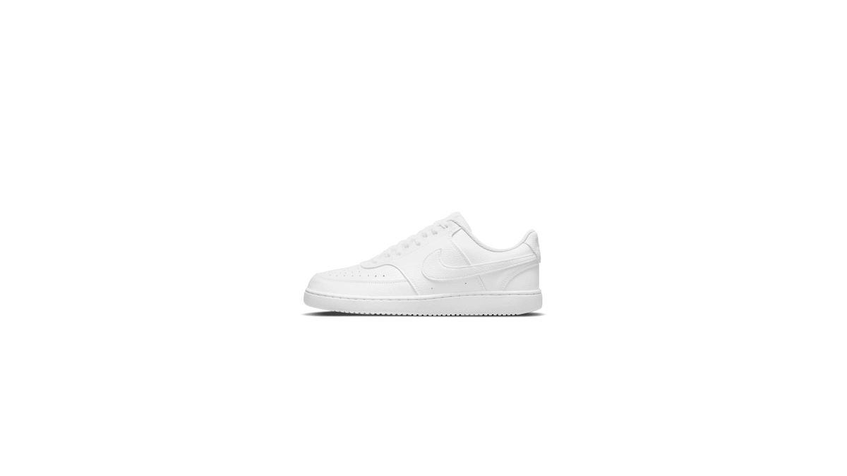 Nike Men's Court Vision Low Next Nature Shoes, White/white-white, 11