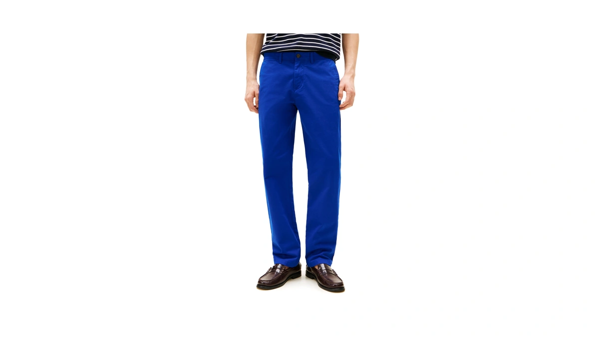 Tommy Hilfiger Men's Stretch Chino Pants In Custom Fit