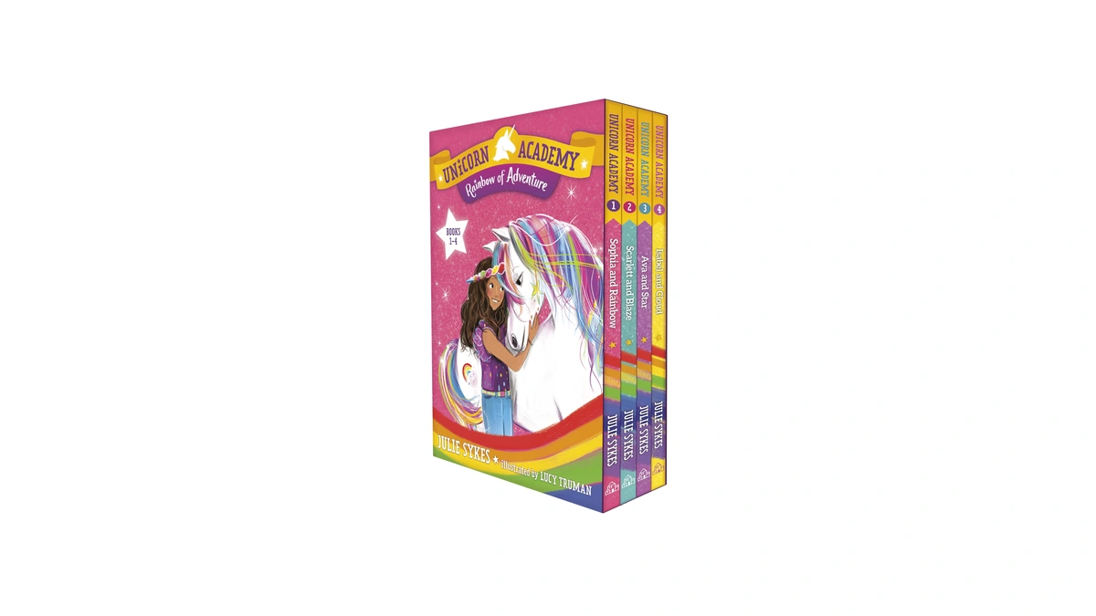 Unicorn Academy: Rainbow Of Adventure Boxed Set (books 1-4)