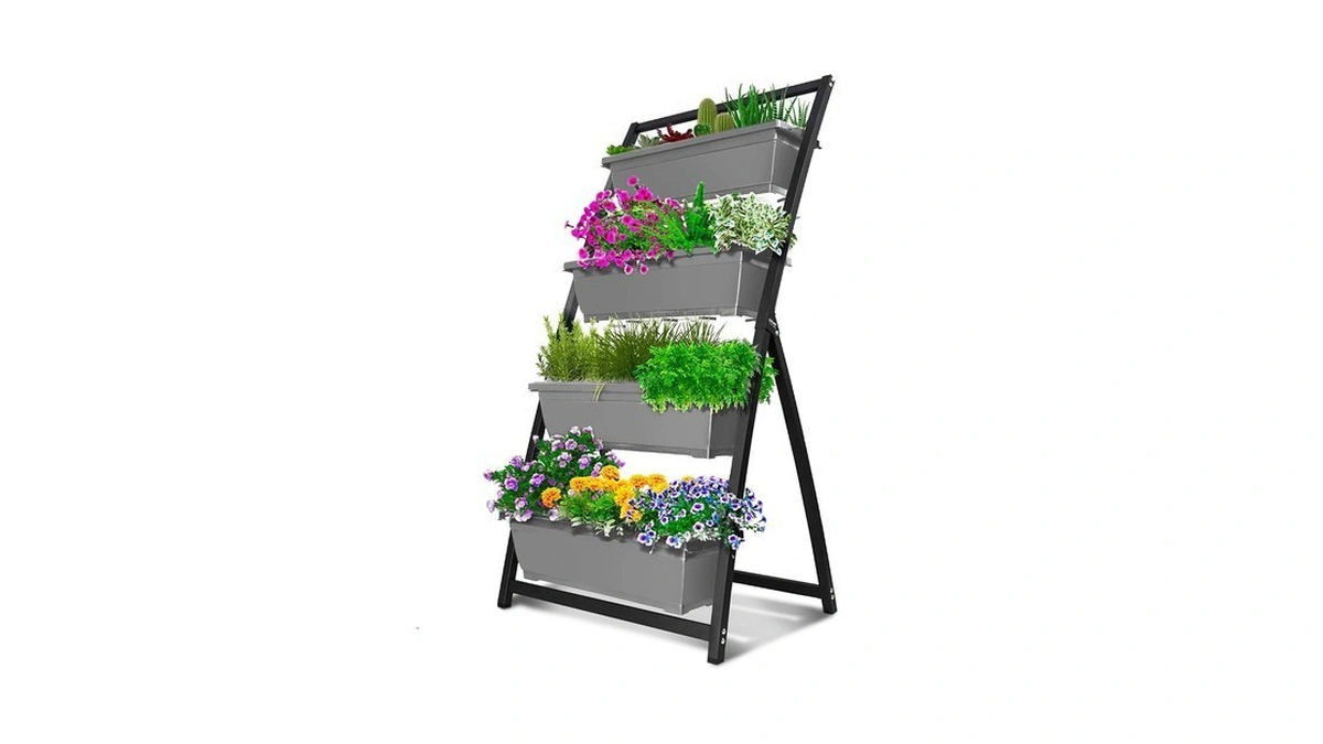 Outland Living 4-ft Raised Garden Bed - Vertical Garden Freestanding