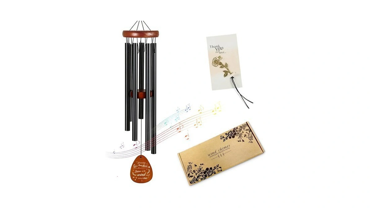 Pet Memorial Wind Chimes - Bereavement Gift For Loss Of