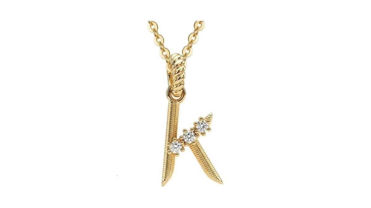 Wearon Initial Necklace For Women, 14k Gold Plated Dainty A-z