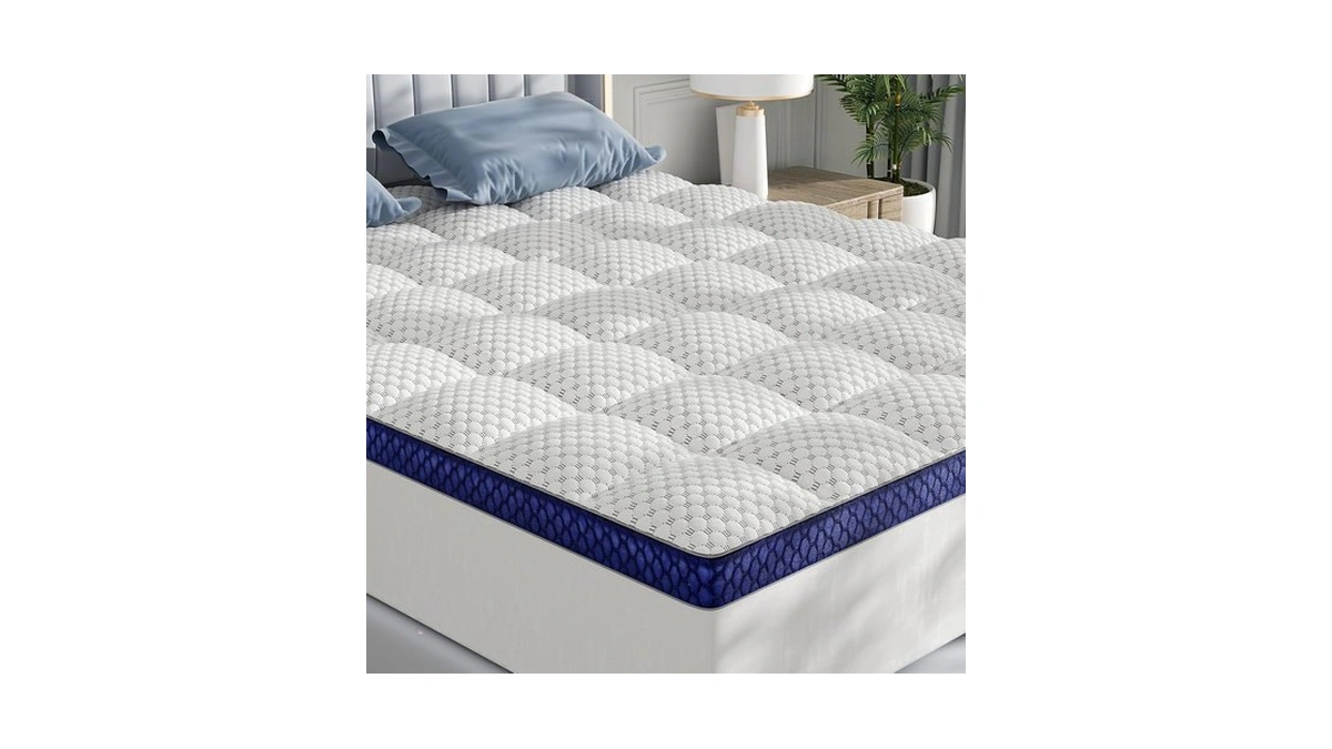 Bedelite Twin Mattress Topper, Thick Pillow Top Mattress Pad Bed