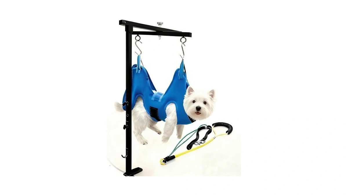 Mluyeri Dog Grooming Arm With Hammock Rotatable