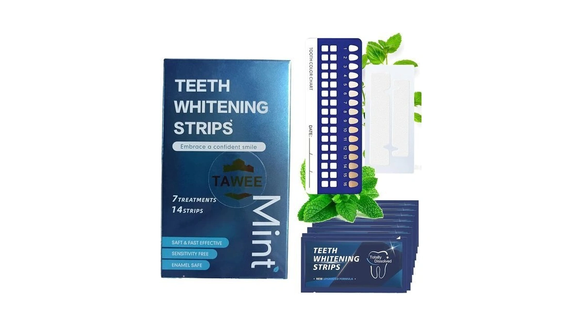 Tawee Teeth Whitening Strips Peroxide Free Enamel Safe For Sensitive