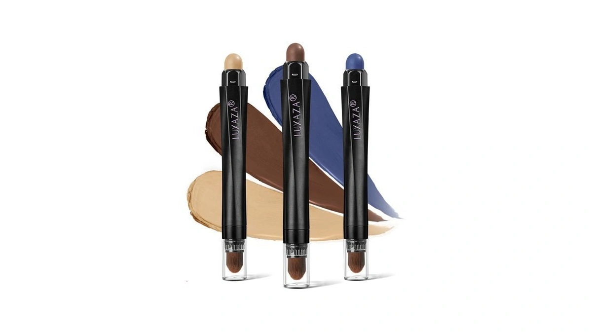 Luxaza 3pcs Eyeshadow Stick,pro Longwear Matte Eye Shadow Sticks Pencil