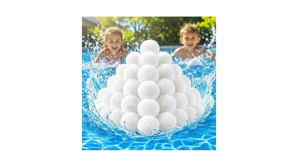 Yafaoce Pool Filter Balls For Sand Filter, Upgrade Reusable Polysphere