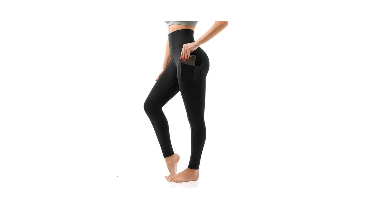Sinophant High Waisted Leggings With Pockets Women, Full Length Capri