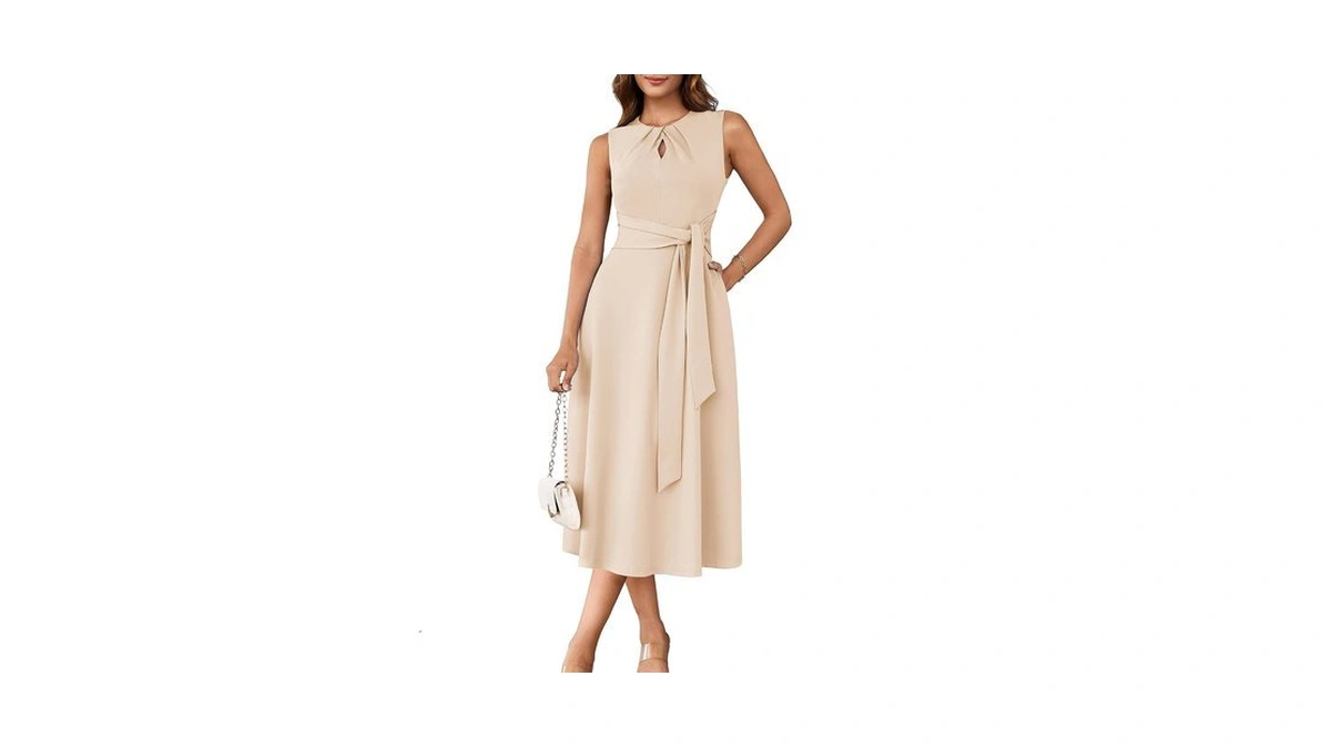 Grace Karin Women Midi Dresses Elegant Wedding Guest Dresses With