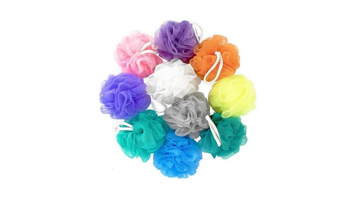 Amazon : 10 Pcs Bath Loofah Shower,mesh Sponge Po