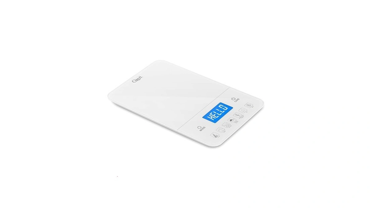 Ozeri Baking Scale With Calorie Counter, In Tempered Glass (22