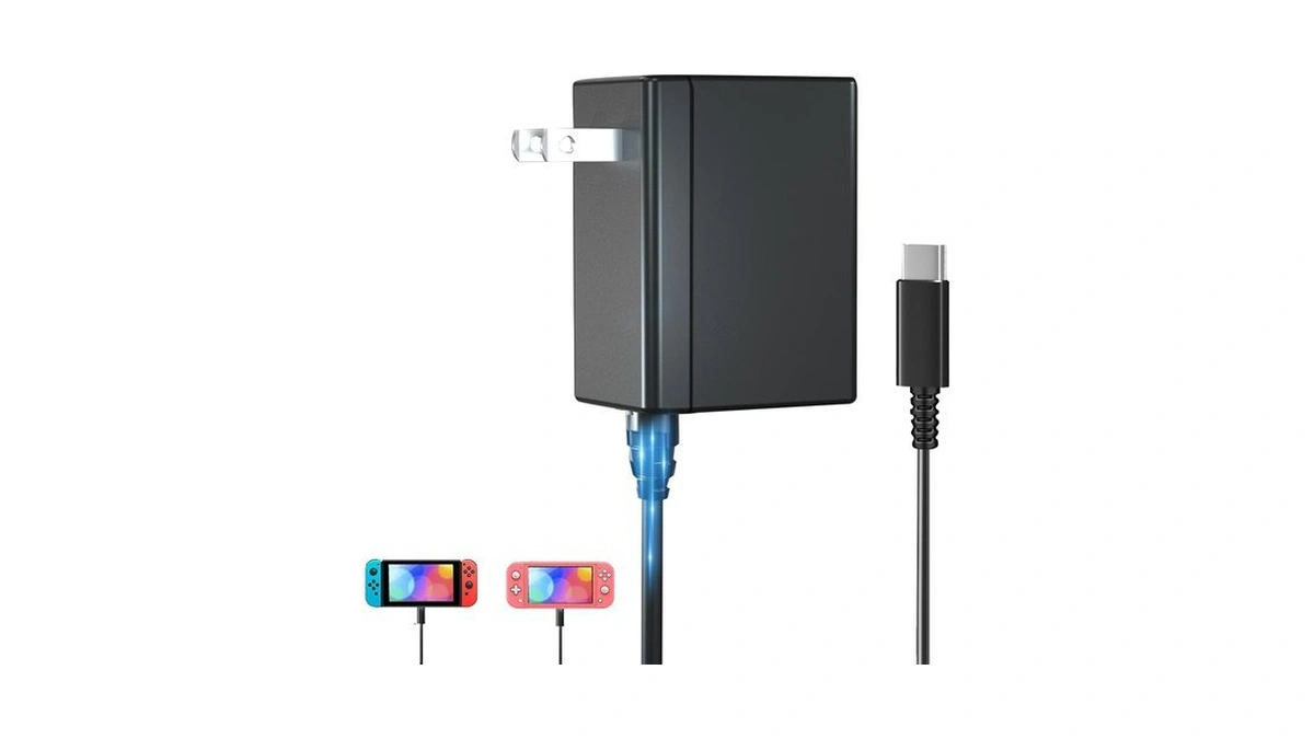 Nalensy Switch Charger For Nintendo, Ac Power Supply Adapter For