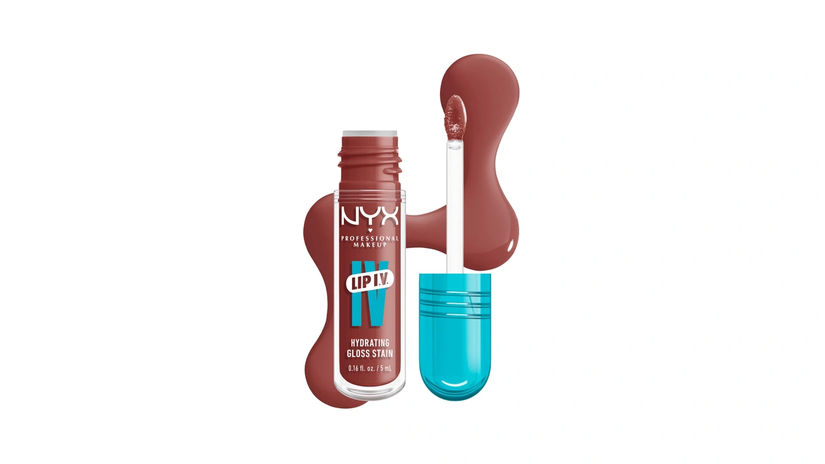 Nyx Professional Makeup Lip Iv Hydrating Glossy Lip Stain, Long-lasting,