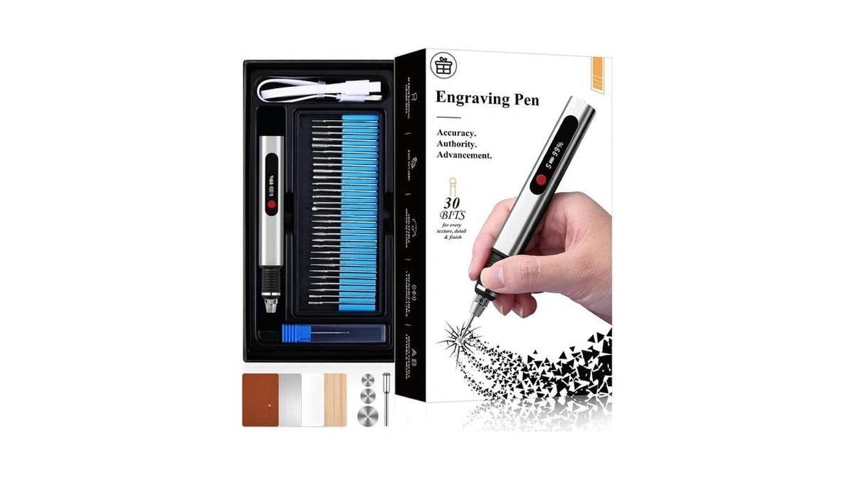 Cordless Engraving Pen For Metal Wood Glass Plastic, Engraving Tool