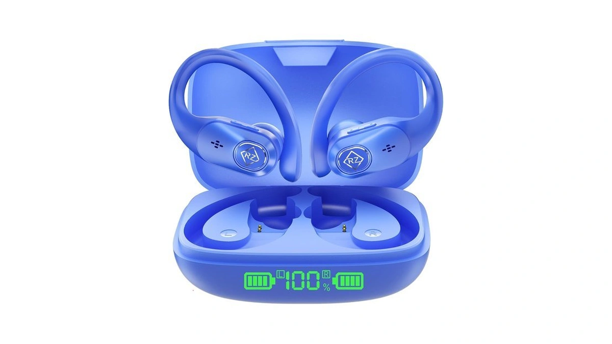 Orancu Wireless Earbuds With Ear Hooks 96h Playtime For Iphone