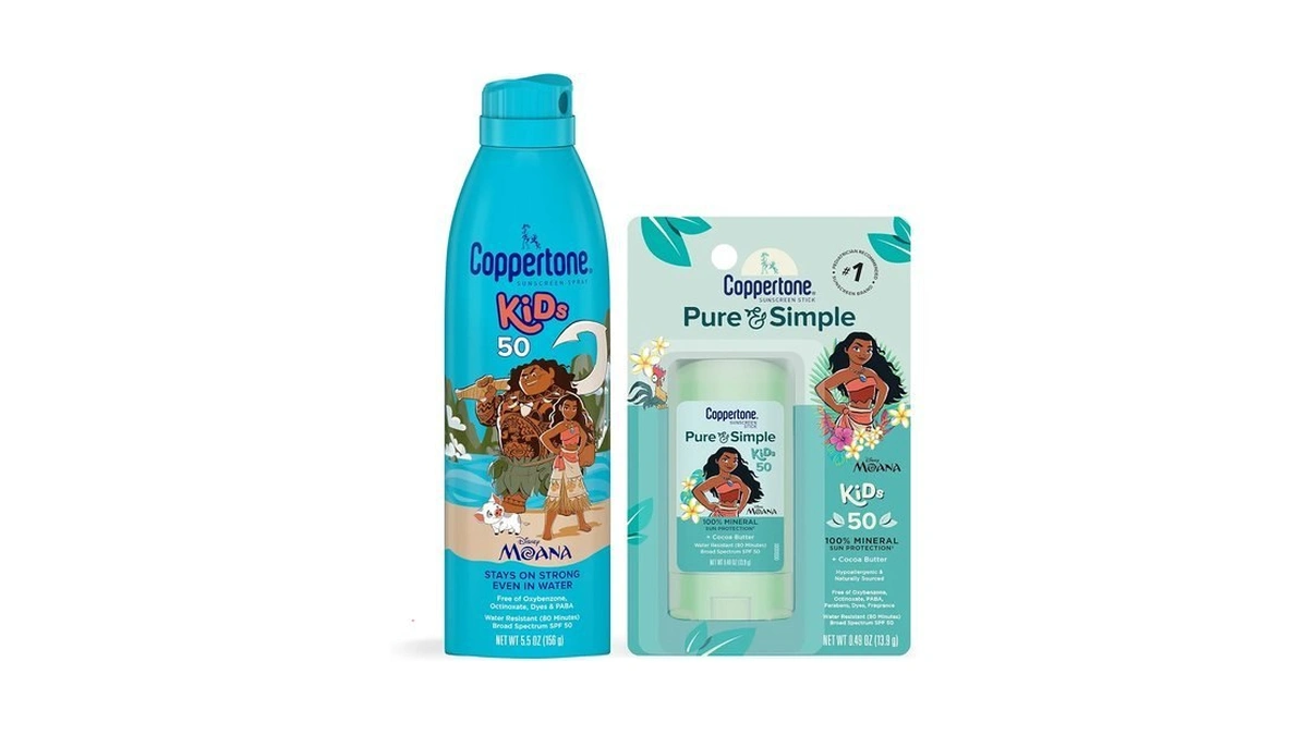 Coppertone Kids Sunscreen Set, Variety Pack, 2 Items