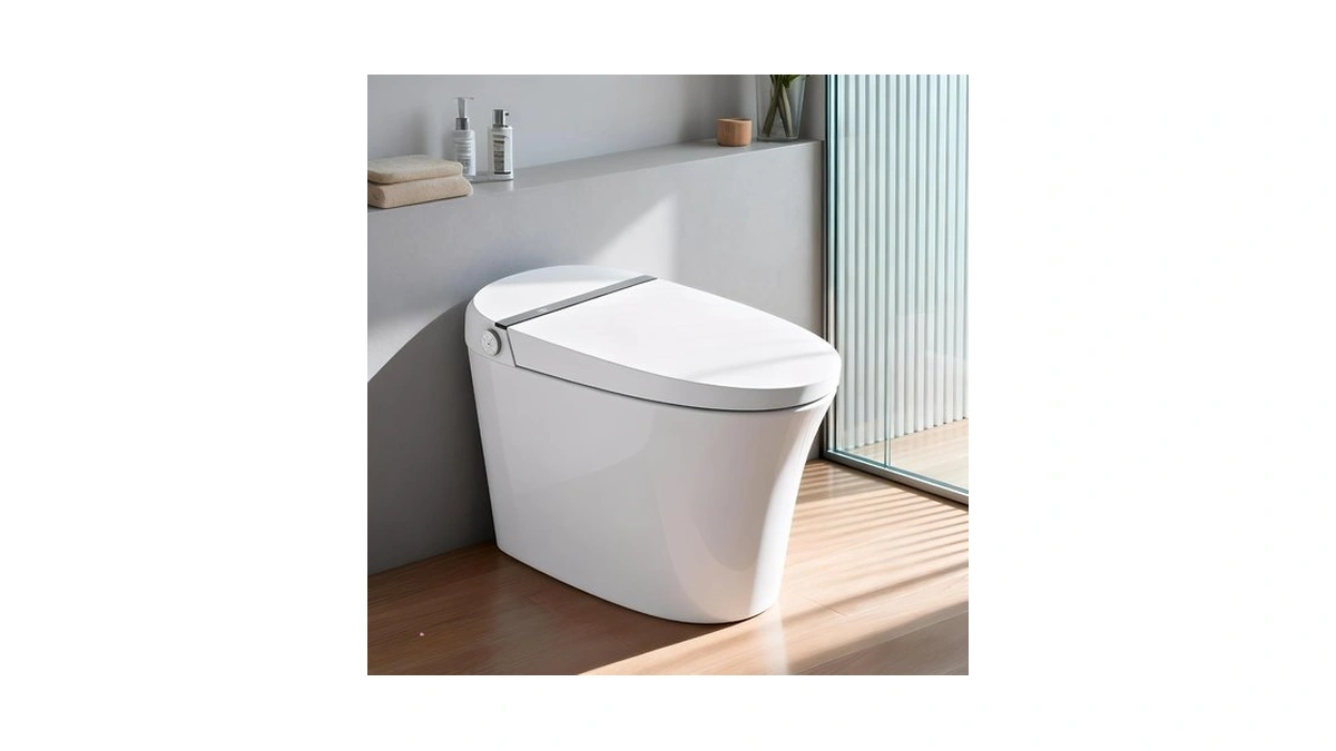 Eiyhome Smart Toilet,one Piece Toilet With Auto Open Close, Auto