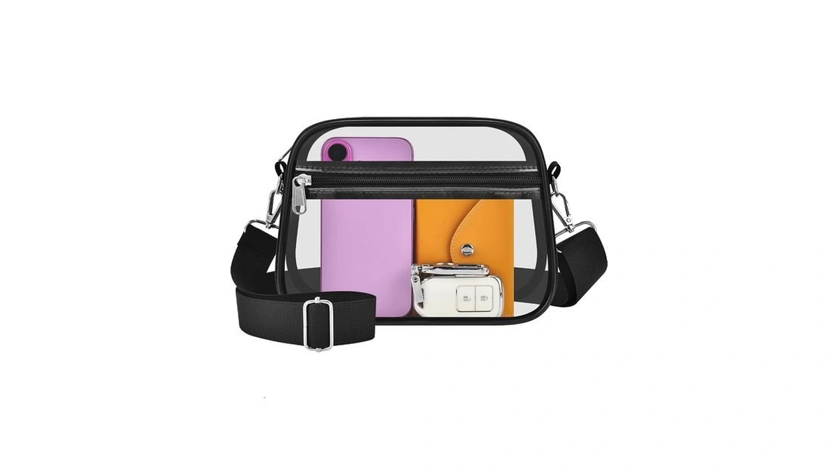 Clear Bag For Stadium Events, Small Clear Purse Satchel Handbag