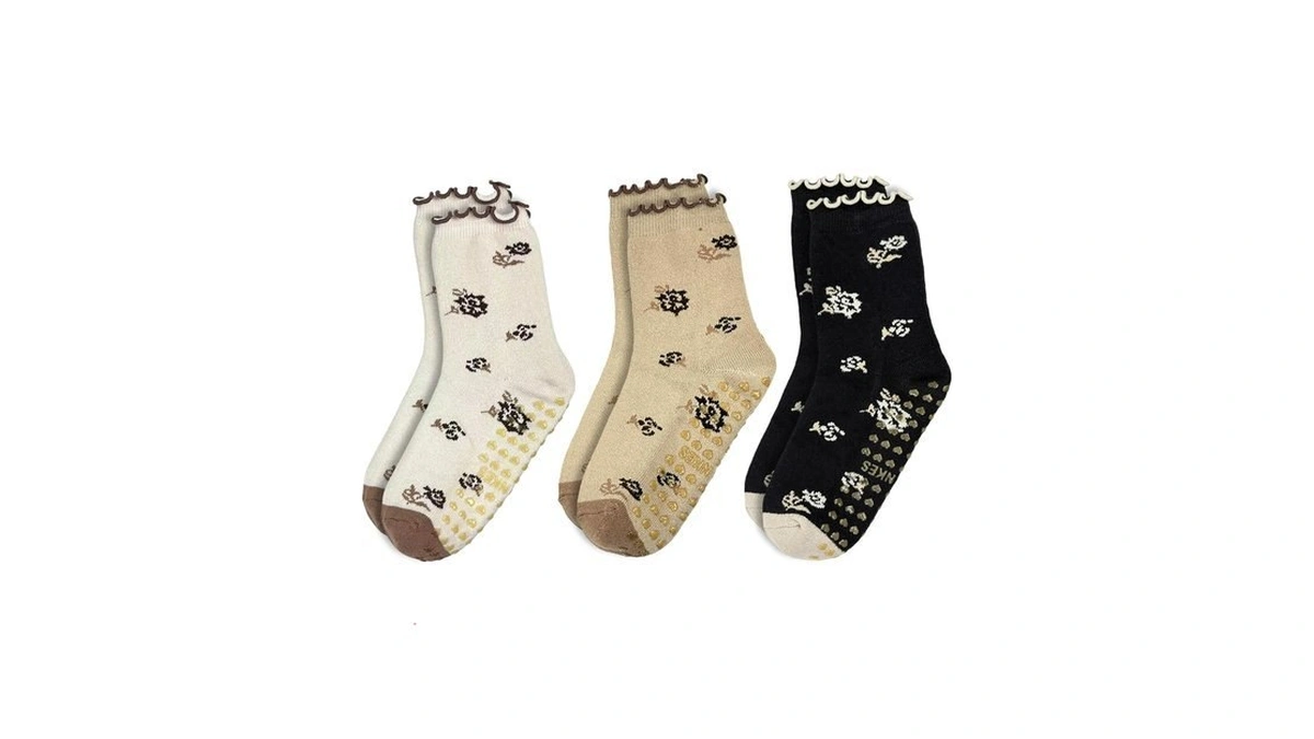 Ermo Nkes Warm Thickened Yoga Socks For Women - Cute