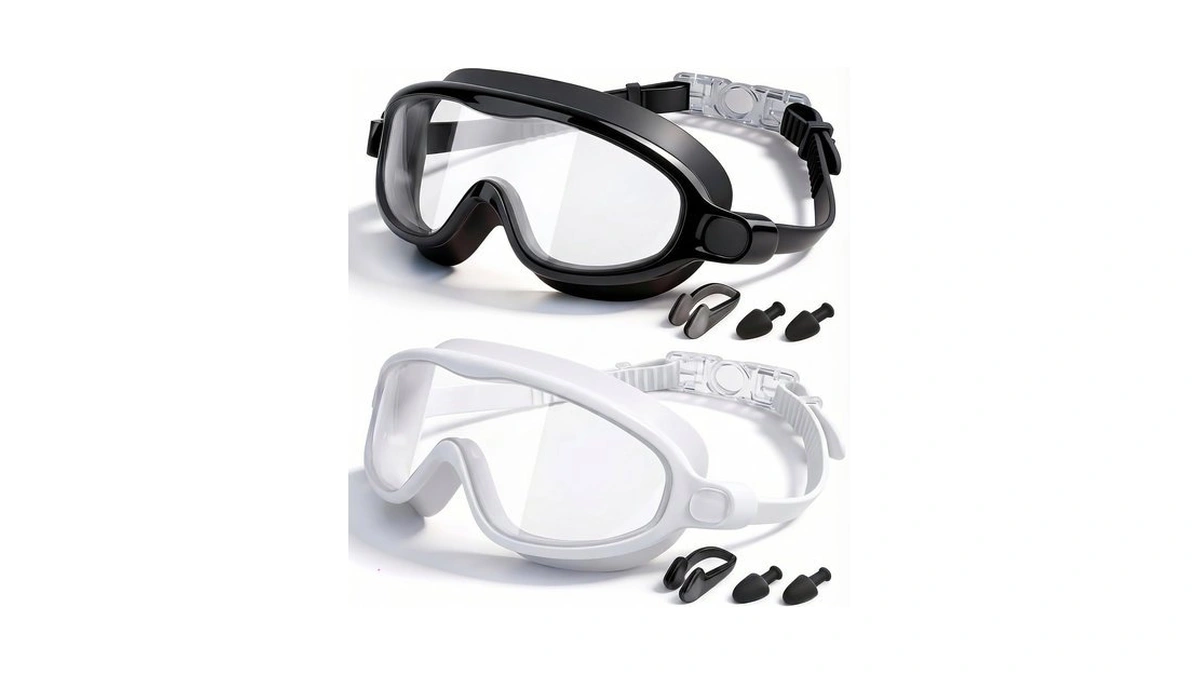 Rantizon Kids Swimming Goggles 2 Pack, Anti Fog&uv Swim Goggles