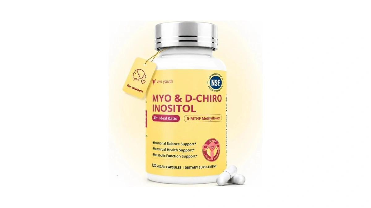 Myo-inositol & D-chiro Inositol 40:1 With Methylfolate, Ala & Chromium